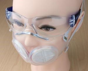eine neue Coronavirus-Schutzmaske aus Silikon 