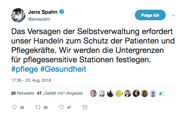 Tweet Jens Spahn