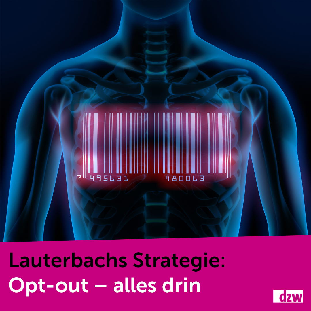 dzw Instagram Lauterbach Digitalisierung ePA Opt-out
