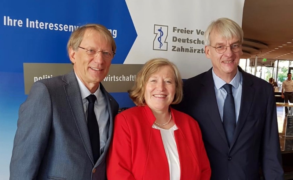 Der FVDZ-Bundesvorstand: Dr. Peter Bührens, Dr. Gudrun Kaps-Richter und Harald Schrader
