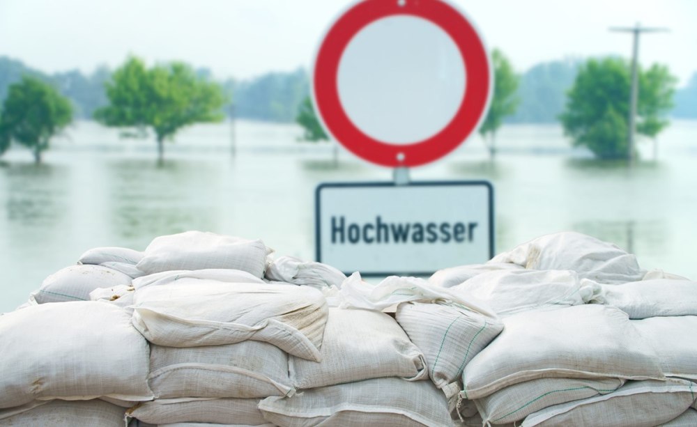 Hochwasser Sandsäcke Hochwasser Sandsäcke