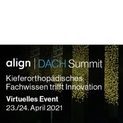 Am 23. und 24. April von 10 bis 16 Uhr lädt Align Technology Anwender des Invisalign-Systems zum Align DACH Summit 2021 ein.