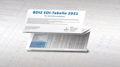 BDIZ EDI-Tabelle 2021