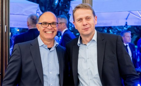 Marcus Simon (links) und Helmut Krebber (rechts)