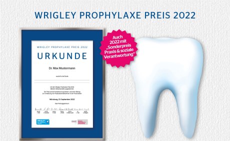 Ankündigung Wrigley Prophylaxe Preis 2022