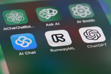 App-Icons auf Handy-Bildschirm
