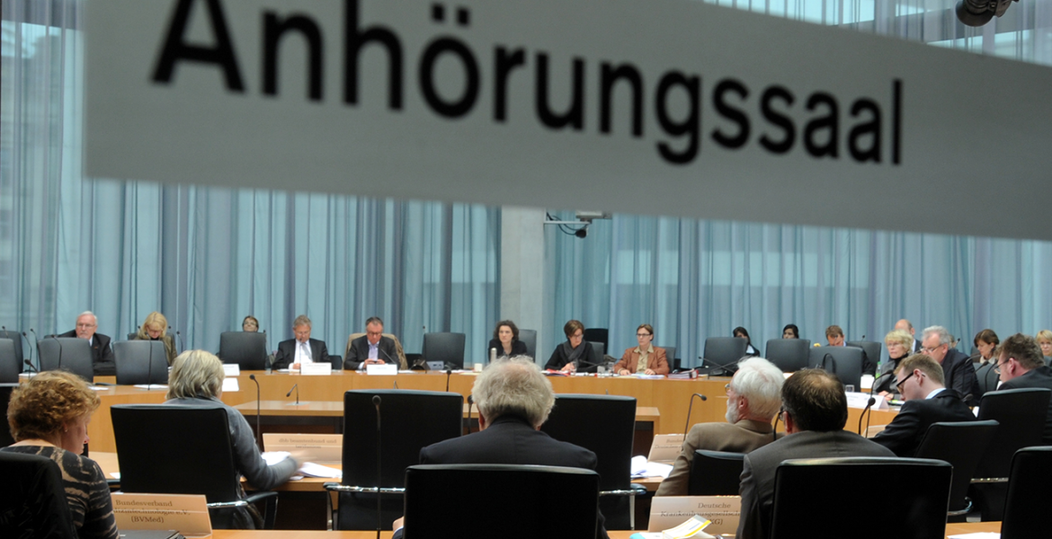 Der Gesundheitsausschuss des Deutschen Bundestags